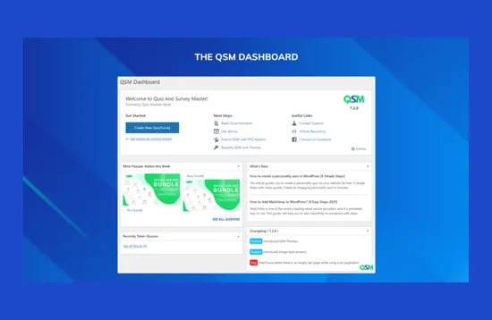 QSM Dashboard