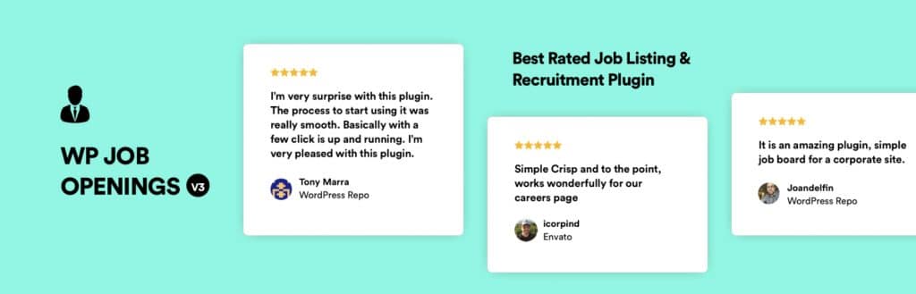 WP Job Openings is one of the best job board plugins for WordPress