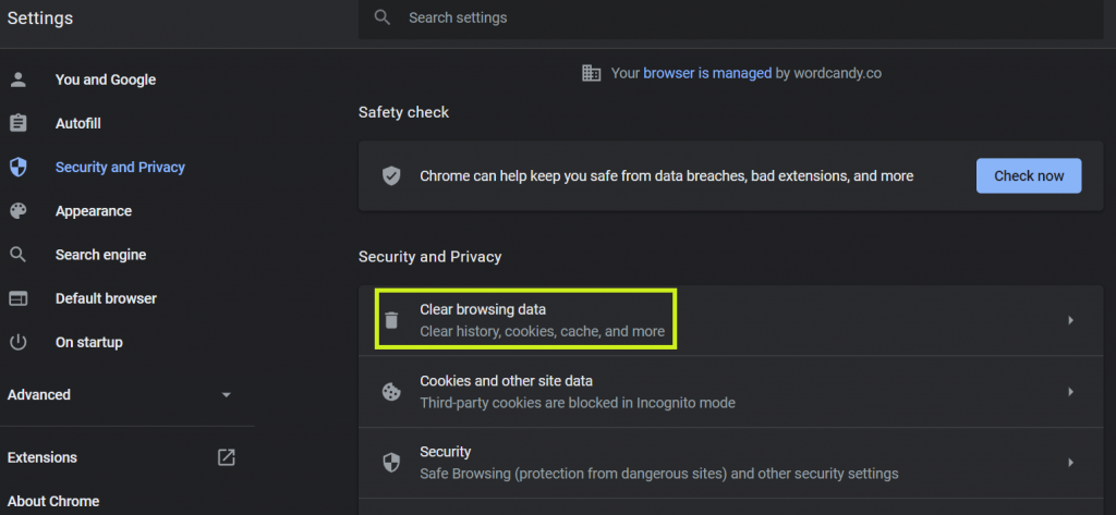 Clearing browsing data can help fix the image upload HTTP error. 