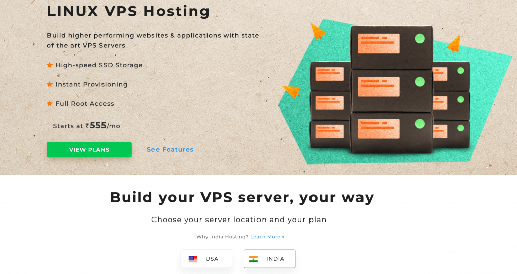 Local servers are a must-have for the best WordPress hosting for India. 
