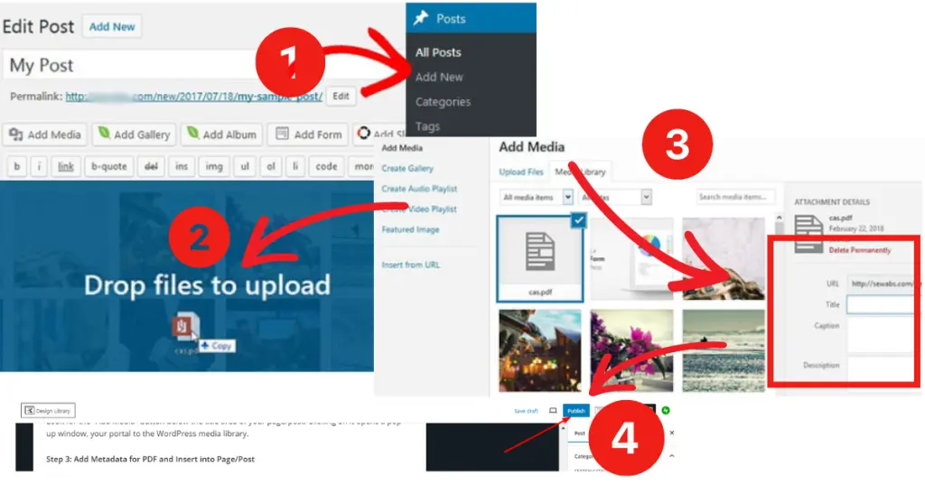 How to Add a PDF File To WordPress Pages and Posts