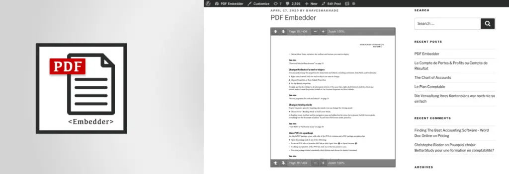 PDF Embedder: Simple and User-Friendly