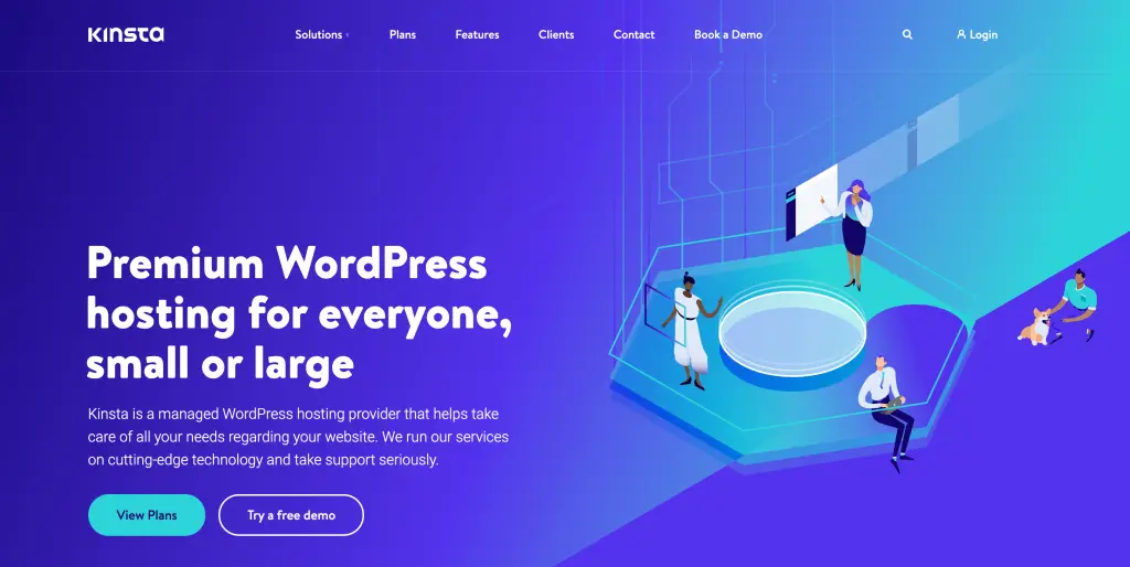 Kinsta is a hosting provider that caters to high-traffic sites.