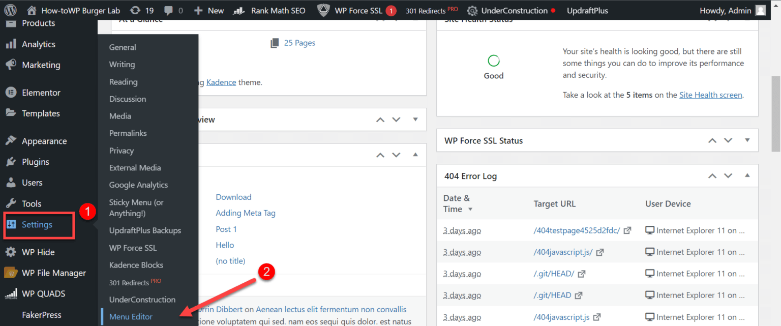 How to Customize WordPress Admin Dashboard [A Visual Guide]