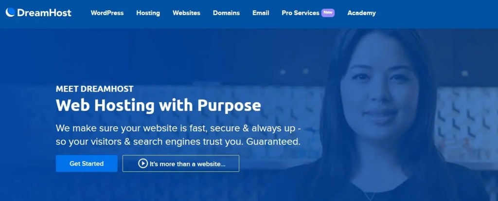 DreamHost offers shared and WordPress hosting for multiple sites.