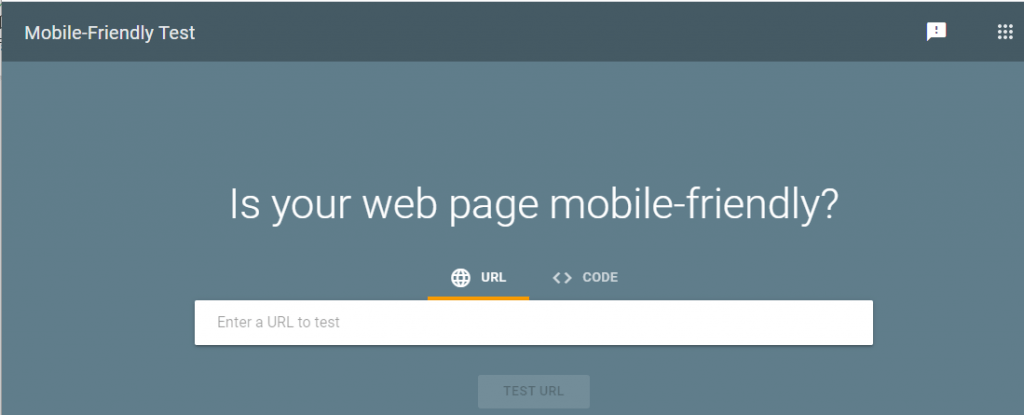 Google Mobile Friendliness Test