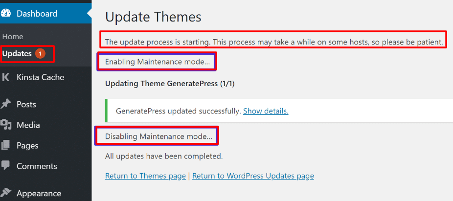 Fix WordPress Maintenance Error