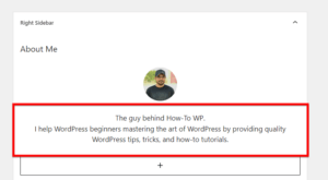 How to Add an About Me Section to Your WordPress