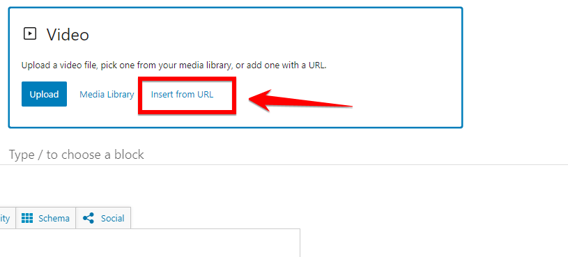 Insert From Url Option