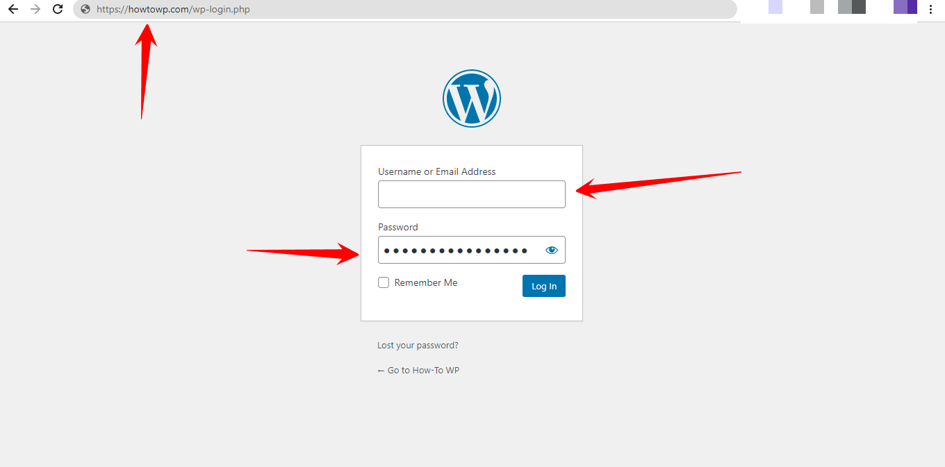 Wp Login Page