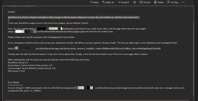 How to Fix There Has Been a Critical Error on This Website ...