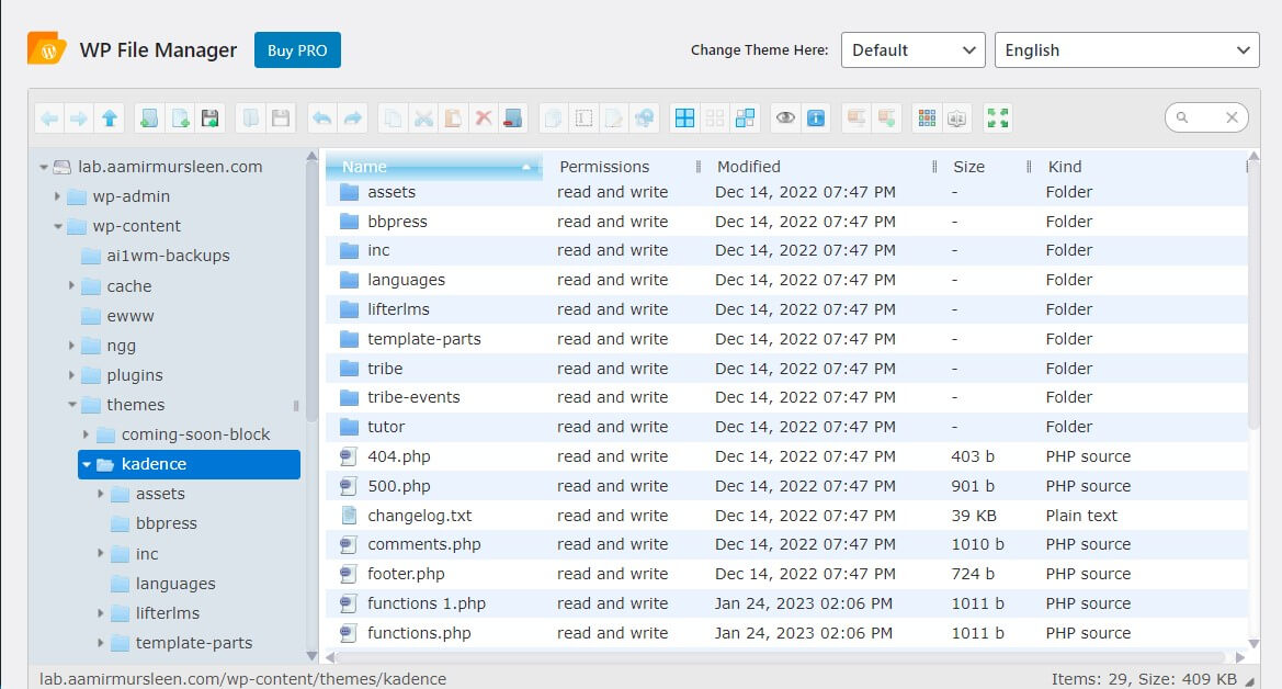 Wp File Manager