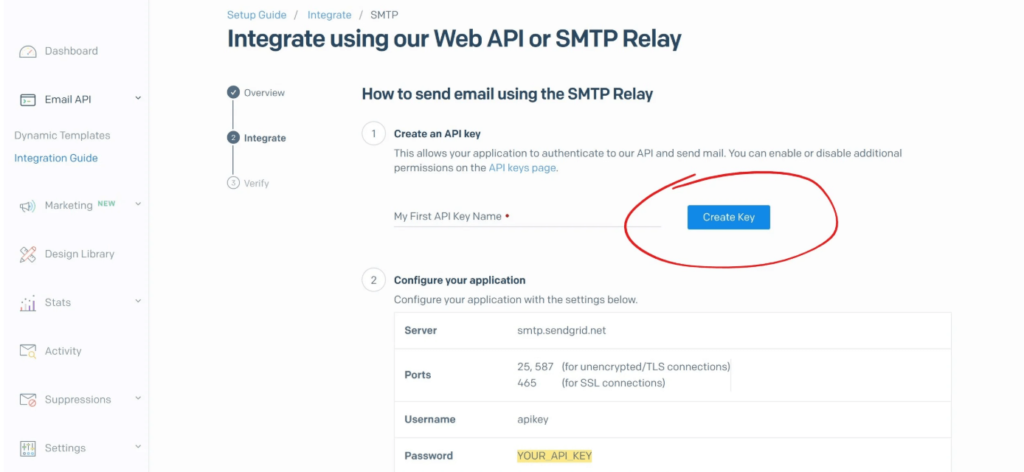 Create a SendGrid Account