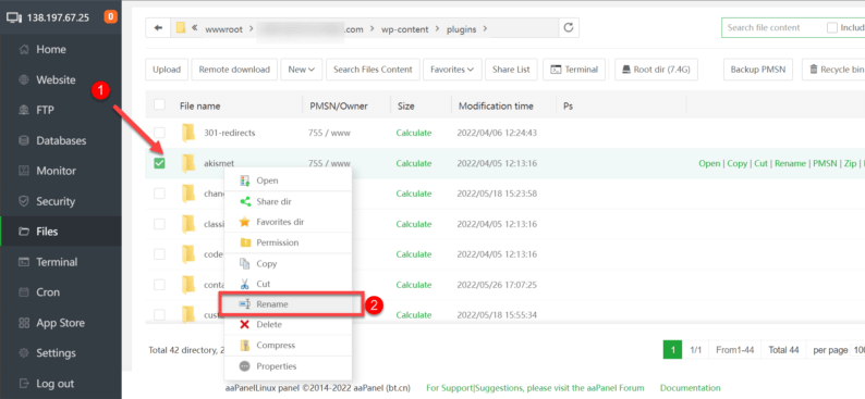 Right-Click On The Plugin Folder And Click On The &Quot;Rename&Quot; Option