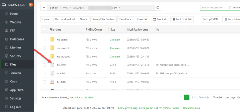 Double-Click On The &Quot;.Htaccess&Quot; File