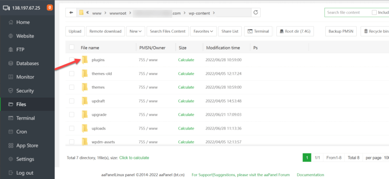 Click The &Quot;Plugin&Quot; Folder