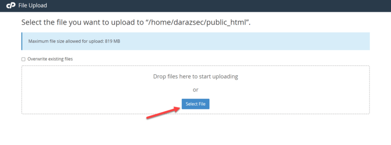 Click The &Quot;Select File&Quot; Button