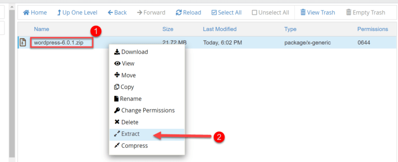 Extracted The Uploaded Setup File