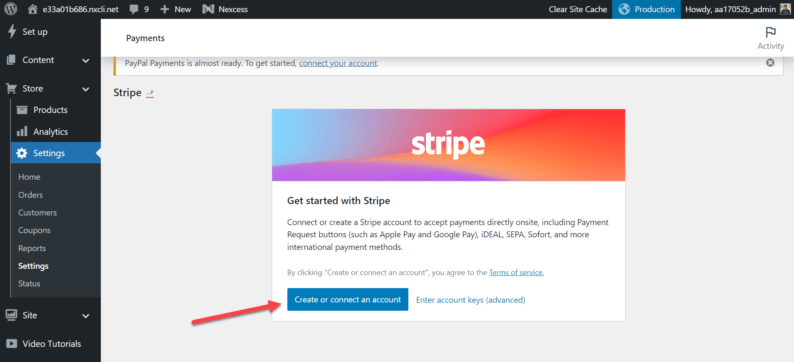 Click The &Quot;Create Or Connect An Account&Quot; Button