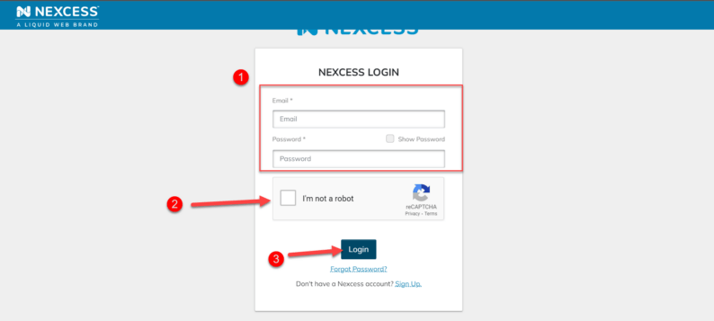 Enter Login Details, Check The Recaptcha Box And Click On The &Quot;Login&Quot; Button