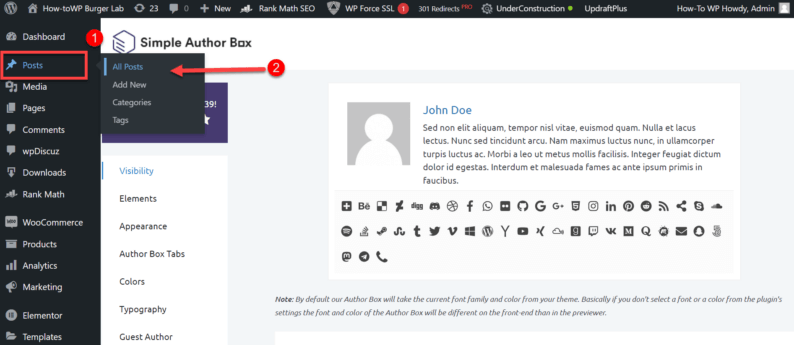 Go To &Quot;Posts&Quot; And Click The &Quot;All Posts&Quot; Option.