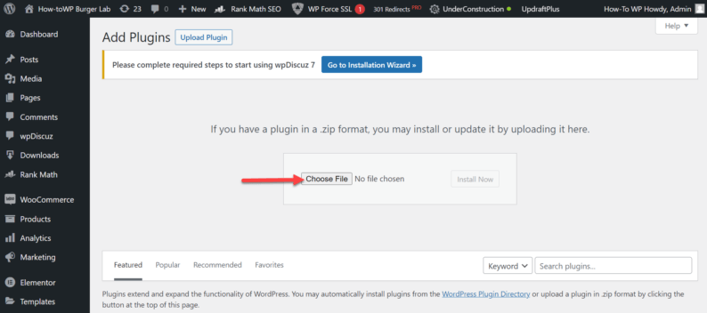 Click The &Quot;Choose File&Quot; Button.