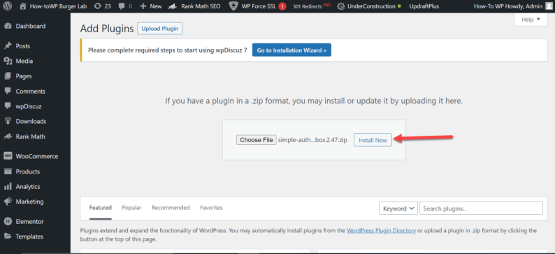 Click The &Quot;Install Now&Quot; Button.