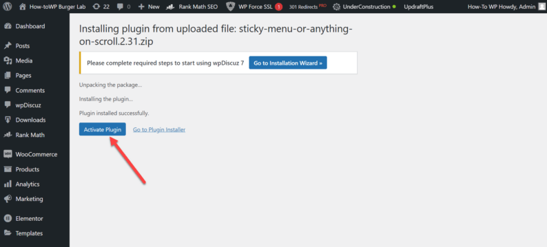 Activate The &Quot;Wp Sticky&Quot; Plugin.