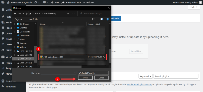 Select A File And Click &Quot;Open.&Quot;
