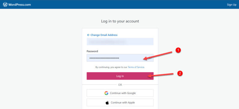 Enter Your Password And Click &Quot;Log In.&Quot;