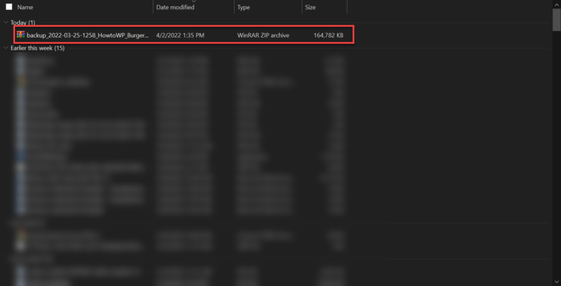 Open The Downloaded Zip File.