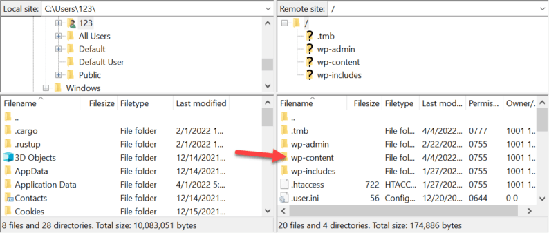 Go To The &Quot;Wp-Content&Quot; Folder.