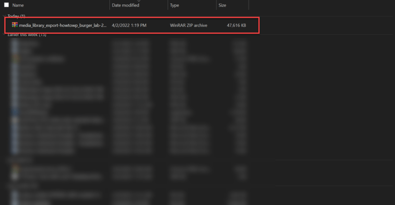Open The Downloaded Zip File.