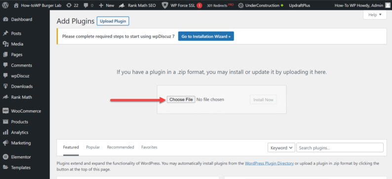 Click On The &Quot;Choose File&Quot; Button.