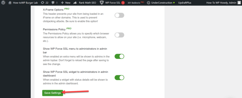 Scroll Down And Click The &Quot;Save Settings&Quot; Button.