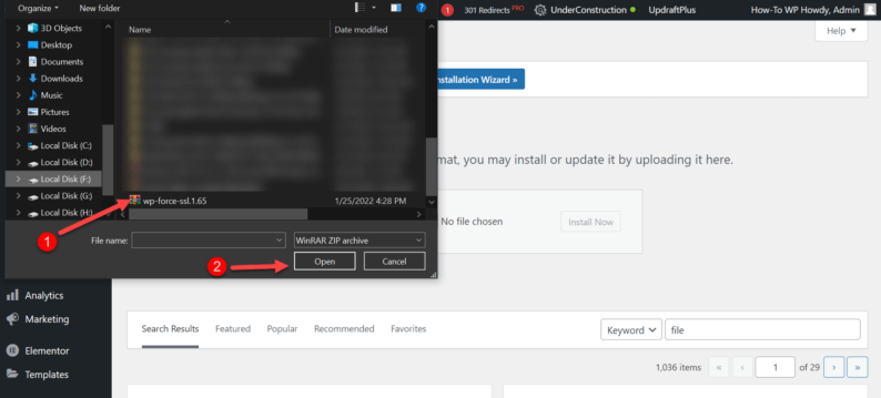 Choose The Zip File And Click &Quot;Open.&Quot;