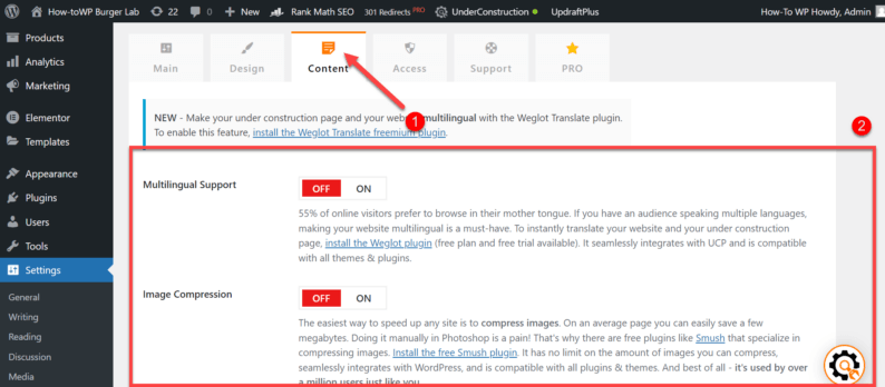 Go To The &Quot;Content&Quot; Section And Make Any Necessary Changes.
