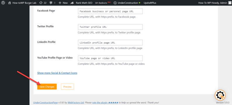 Click The &Quot;Save Changes&Quot; Button.