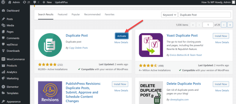 Activate The &Quot;Duplicate Post&Quot; Plugin.