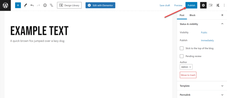 Click On &Quot;Publish.&Quot;
