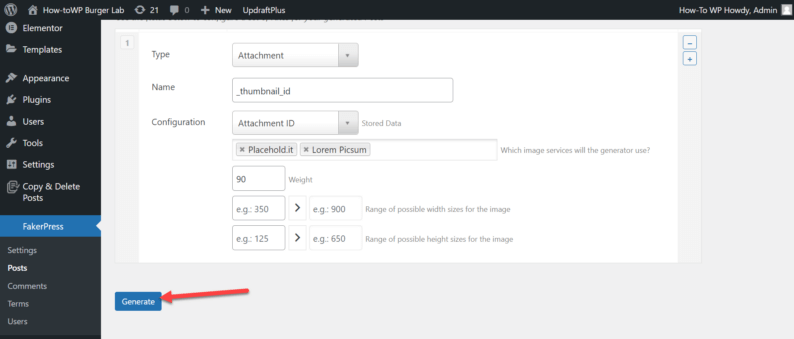 Click On The &Quot;Generate&Quot; Button.