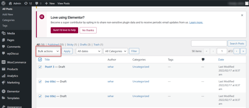 Click The Drop-Down Menu.