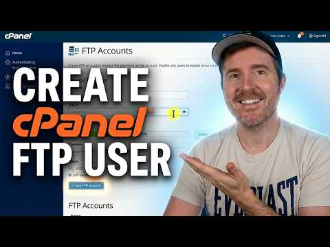 How to Create an FTP User in cPanel (Step-by-Step Tutorial)